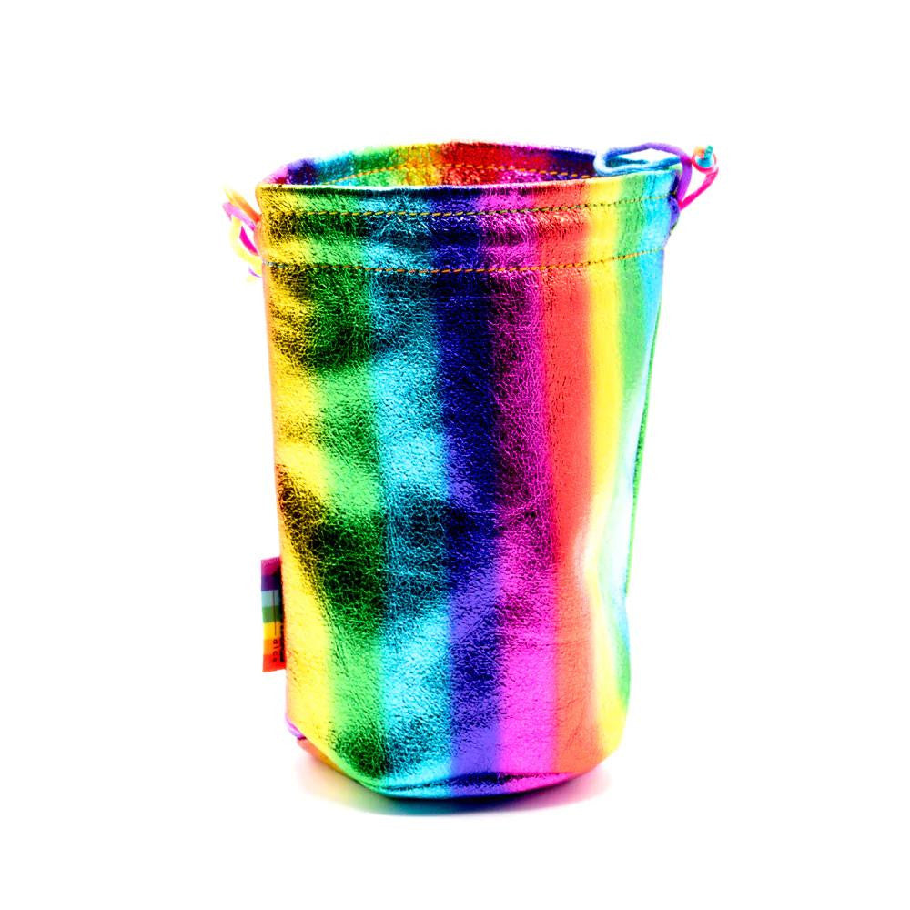 Die Hard Dice Flat Bottomed Dice Bag - Celebrate Pride - Rainbow